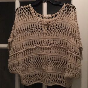 Crocheted sweater